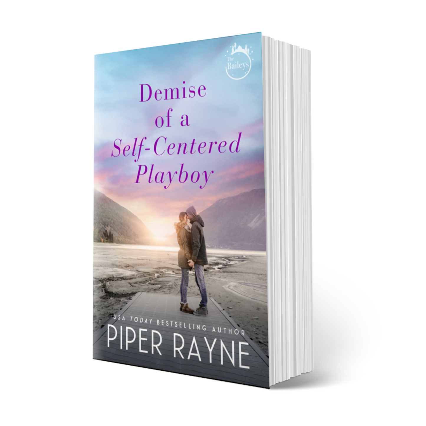 Demise of a Self-Centered Playboy (The Baileys #5) Signed Paperback - Out of Print Cover