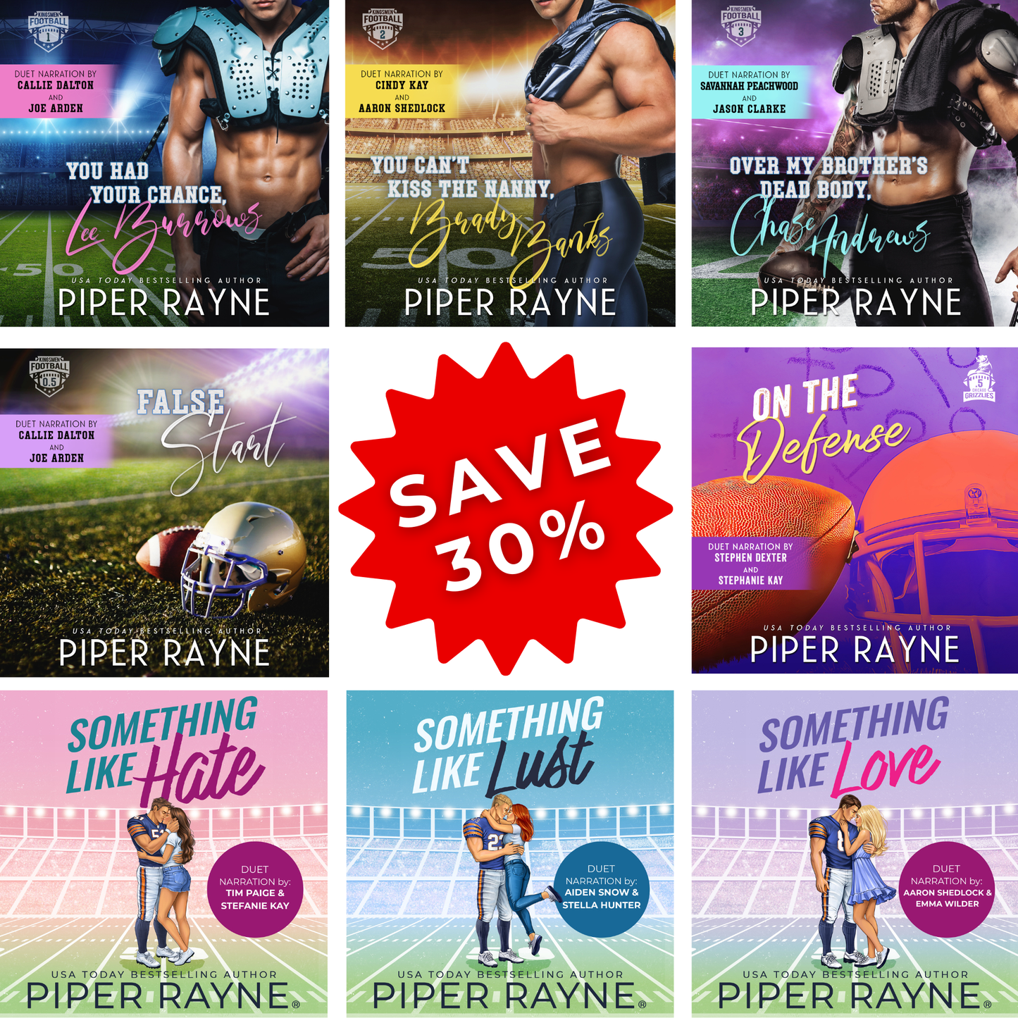 Football Sports Romance Audiobook Bundle