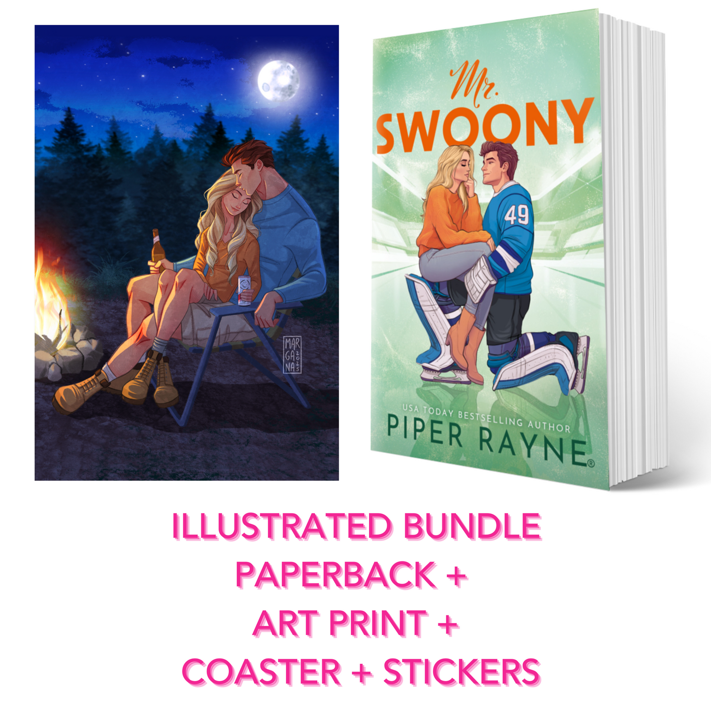 Mr. Swoony (The Nest #3) Illustrated Paperback Bundle