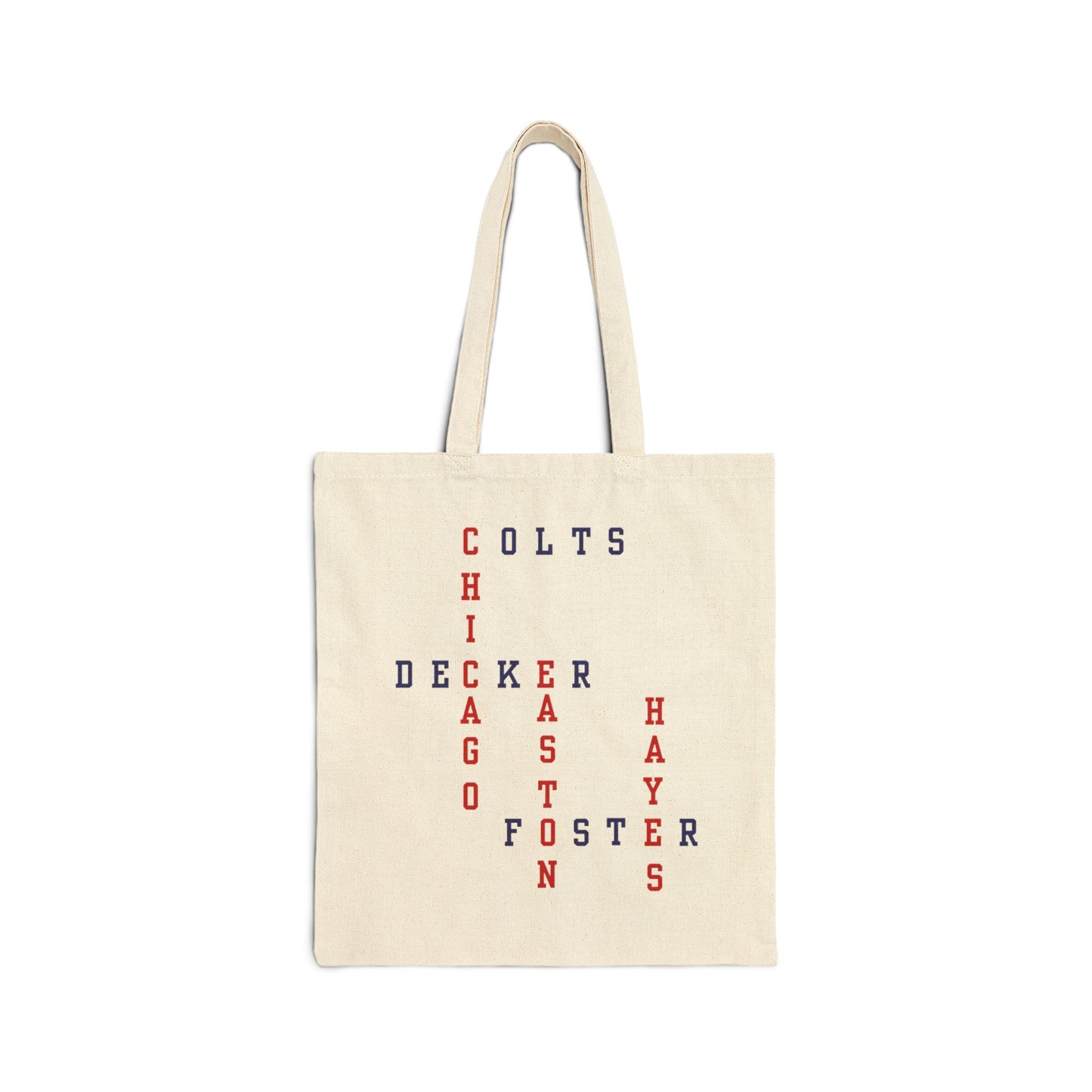 Chicago Colts/Team Scrabble Tote Bag