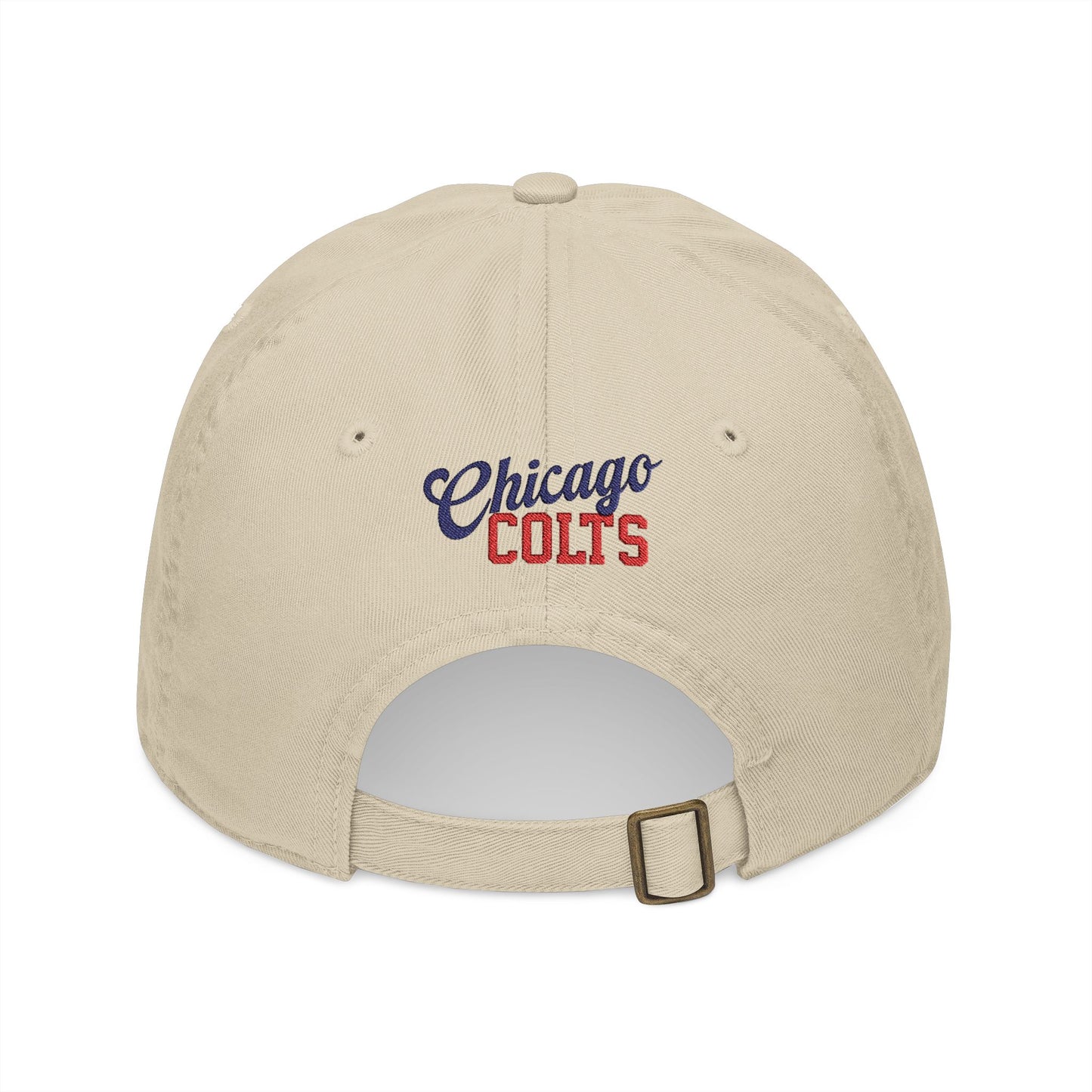 C Chicago Colts Hat, Embroidered  - tan