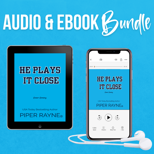 PREORDER He Plays It Close (The Sin Bin #3) Audio & Ebook Bundle