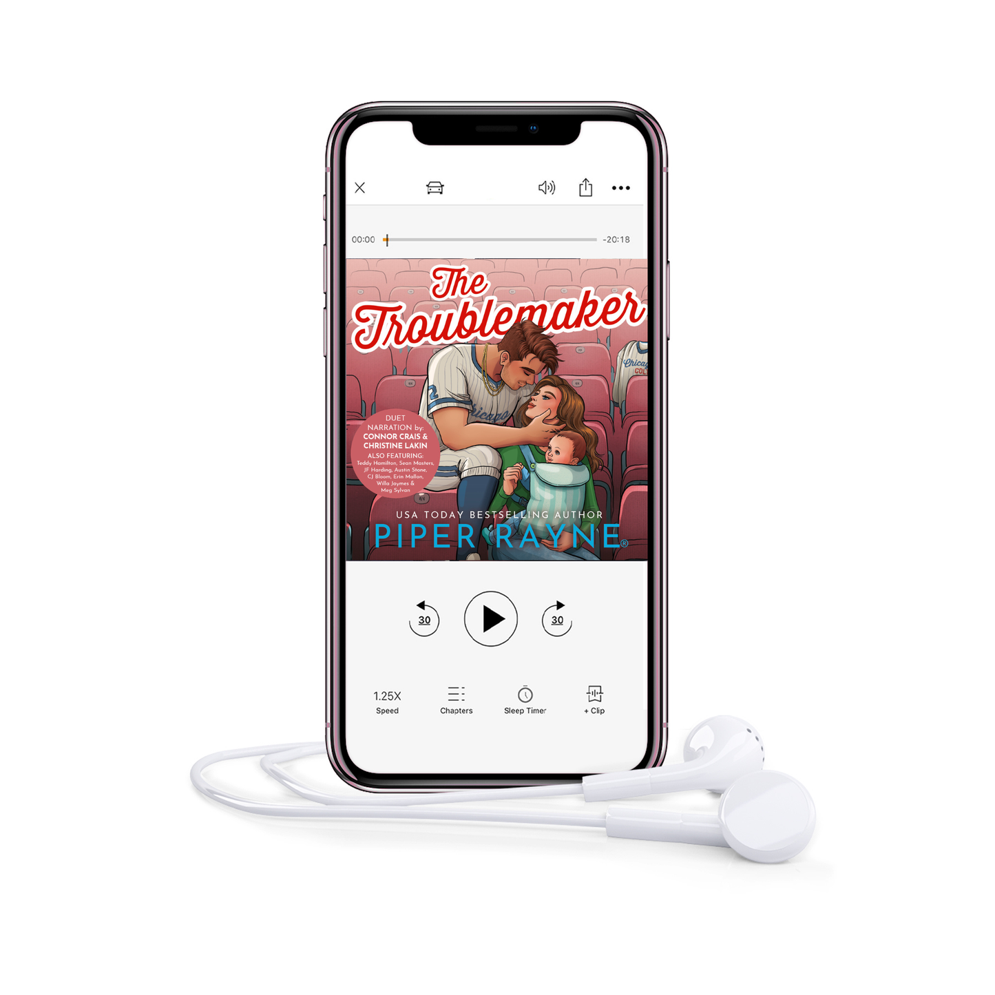 PREORDER The Troublemaker (The Dugout #4) Audiobook