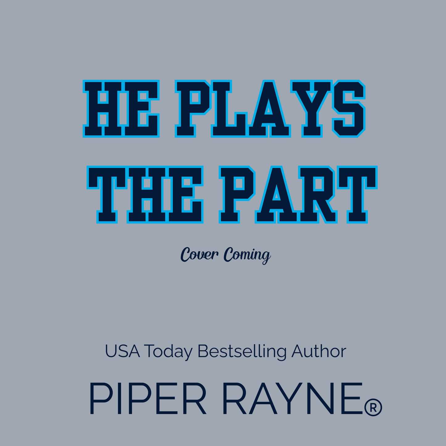 PREORDER He Plays the Part (The Sin Bin #2) Audiobook