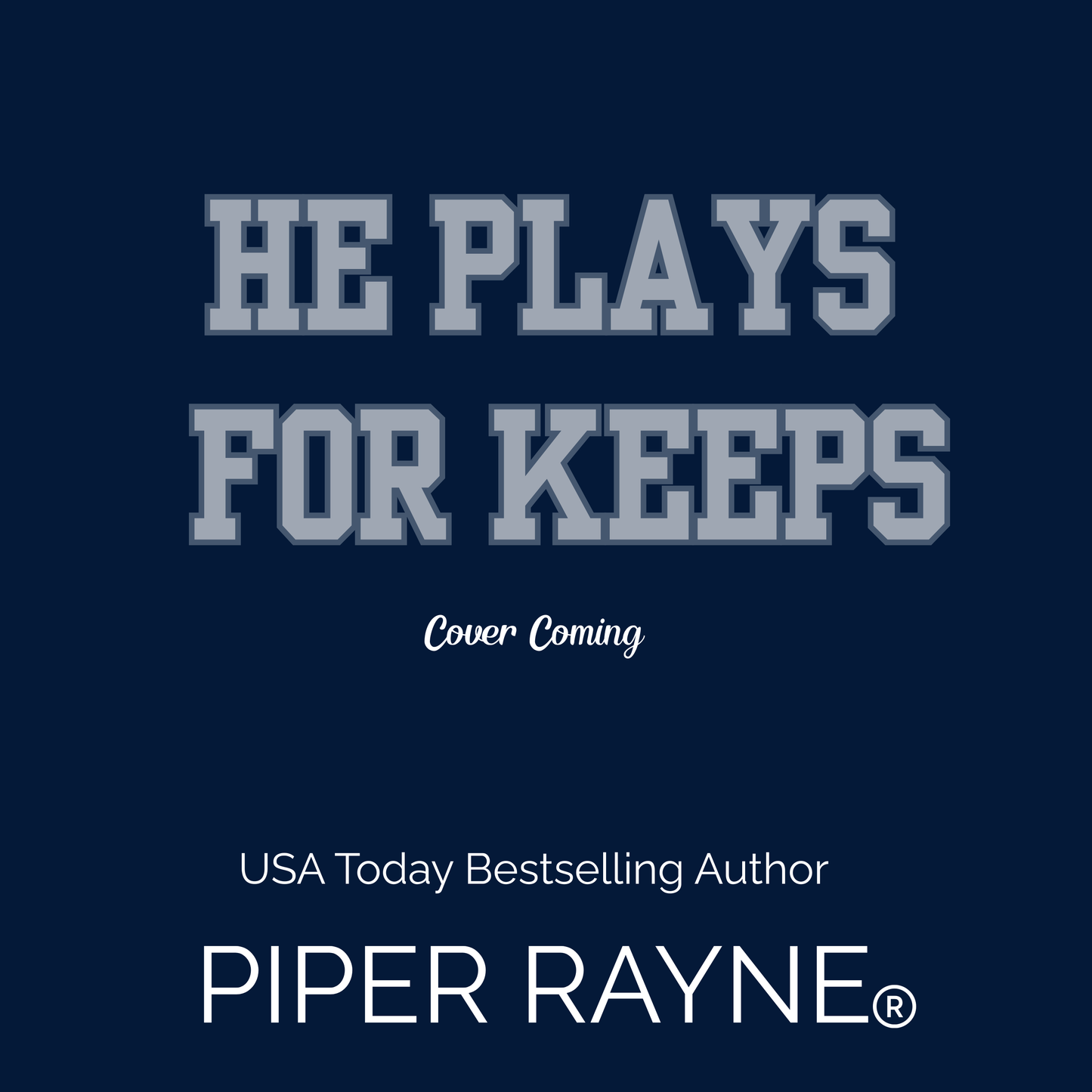 PREORDER He Plays for Keeps (The Sin Bin #4) Audiobook