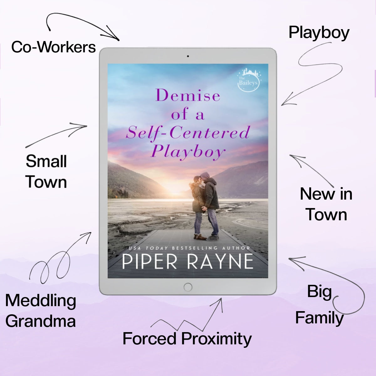 Demise of a Self-Centered Playboy (The Baileys #5) Ebook