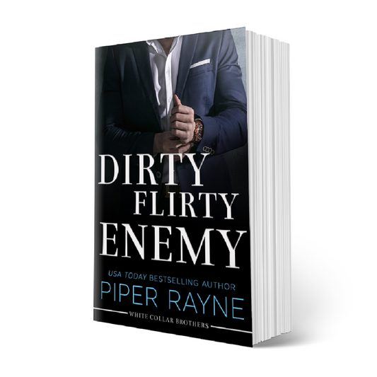 Dirty Flirty Enemy (White Collar Brothers #2) Signed Paperback