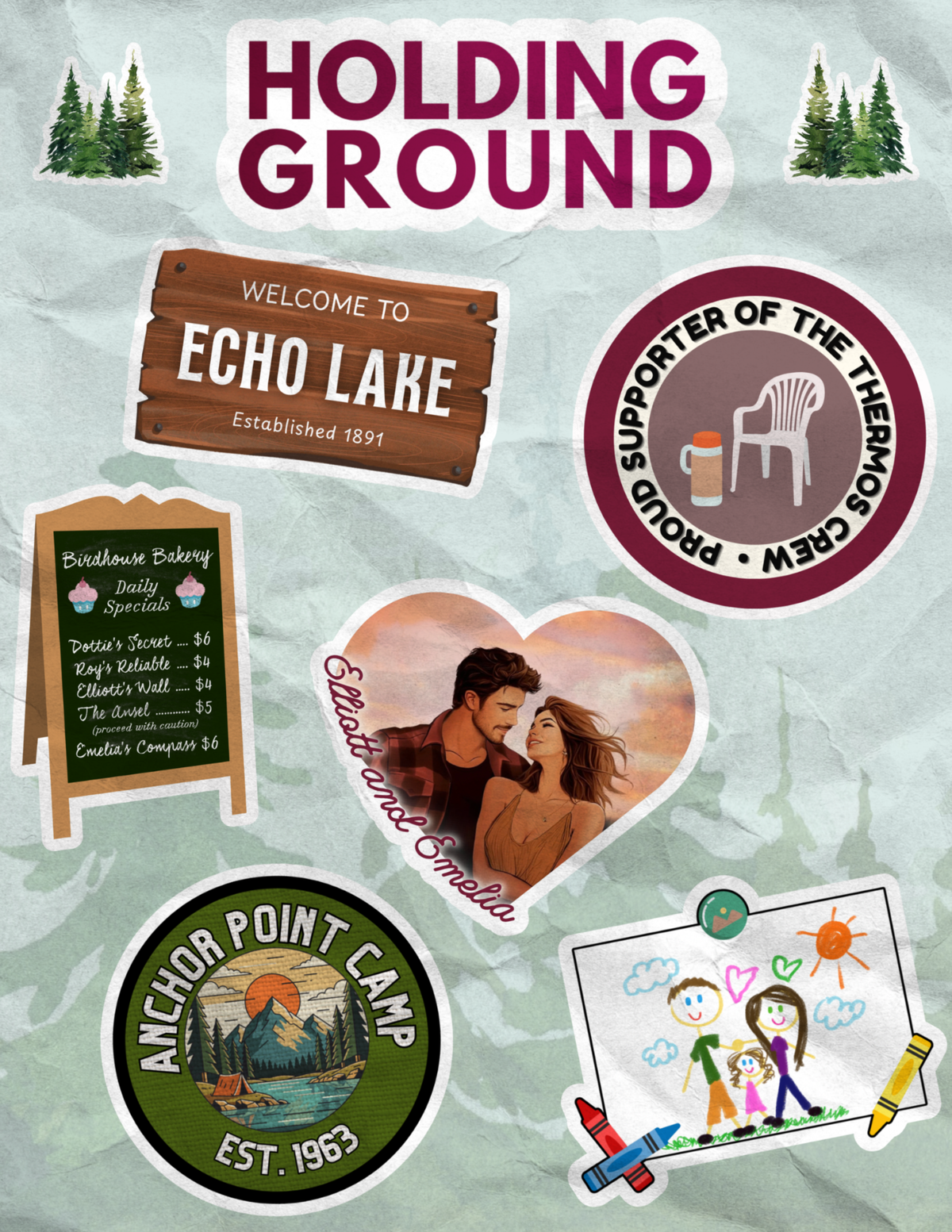 PREORDER Holding Ground (The Mercer Family #1) Paperback Bundle