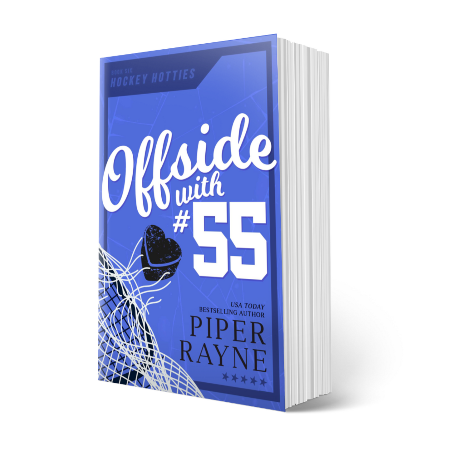 Offside with #55 (Hockey Hotties #6) Signed Paperback