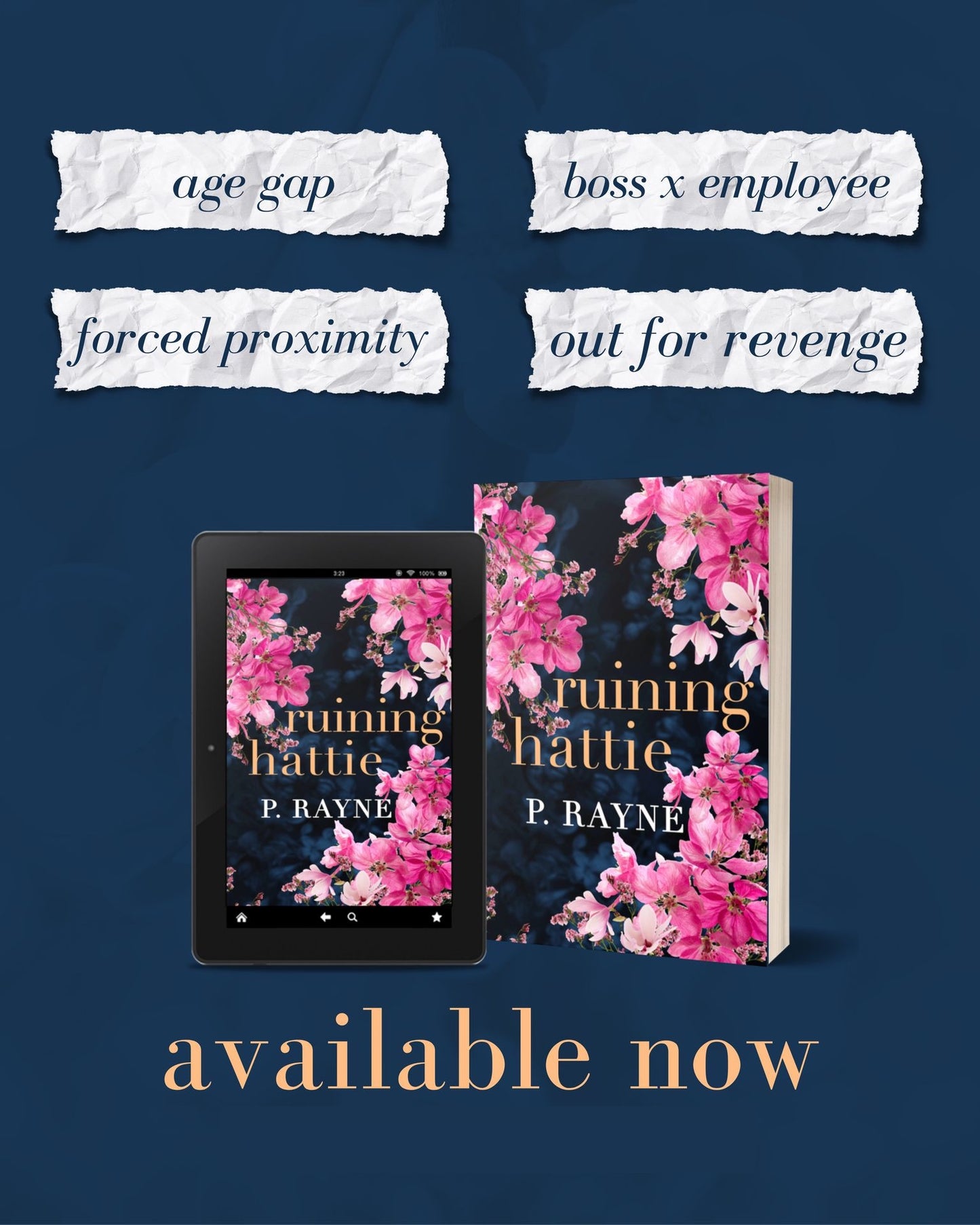 Ruining Hattie Signed Hardcover