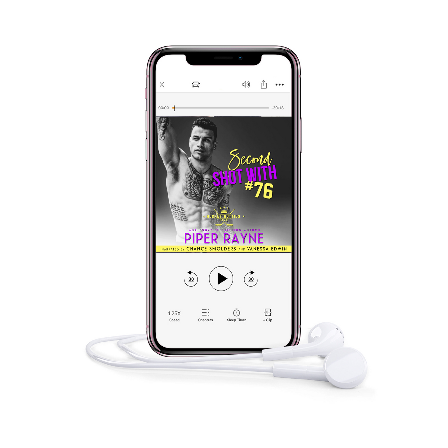 Second Shot with #76 (Hockey Hotties #5) Audiobook