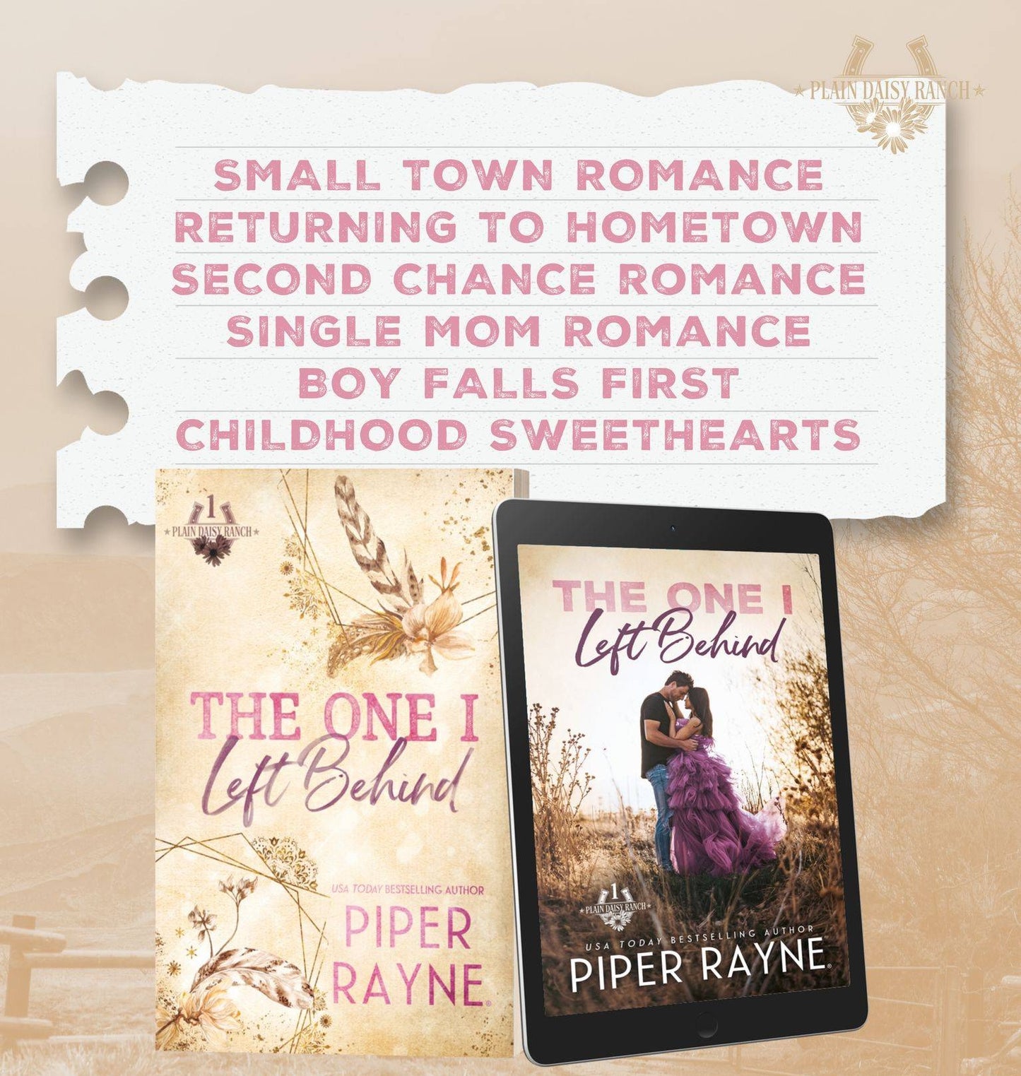 The One I Left Behind (Plain Daisy Ranch #1) Signed Paperback