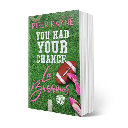 You Had Your Chance, Lee Burrows (Kingsmen Football Stars #1) Signed Paperback